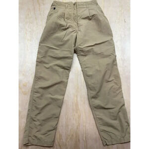 The North Face Pants Women's 10 Tan Hiking Trail Outdoor Straight Leg